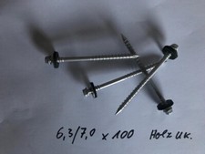 100 viti forate per pannelli sandwich su fondo legno e cemento