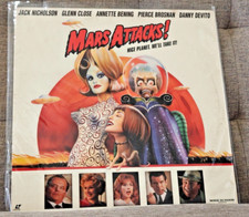 Mars Attacks 12 Laserdisc 1996 Widescreen Jack Nicholson Cult Classic Alien