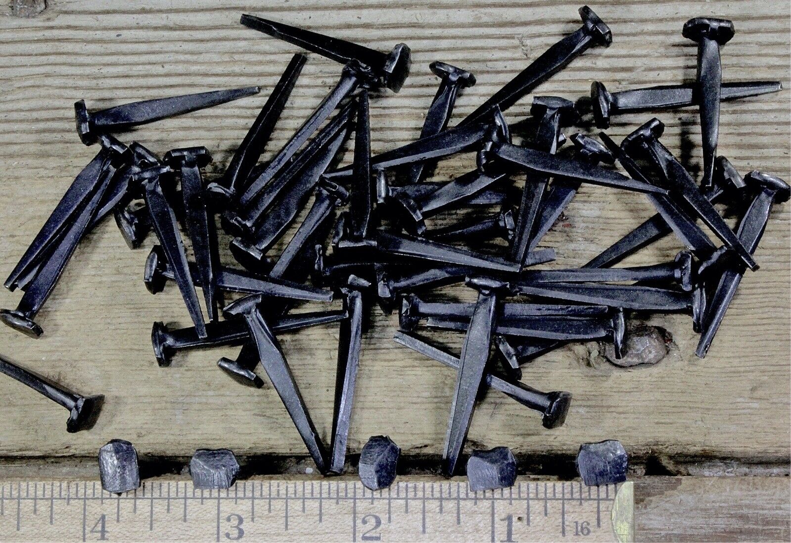 1 1/2" Rose head 300 nails square wrought iron vintage rustic Decorative look