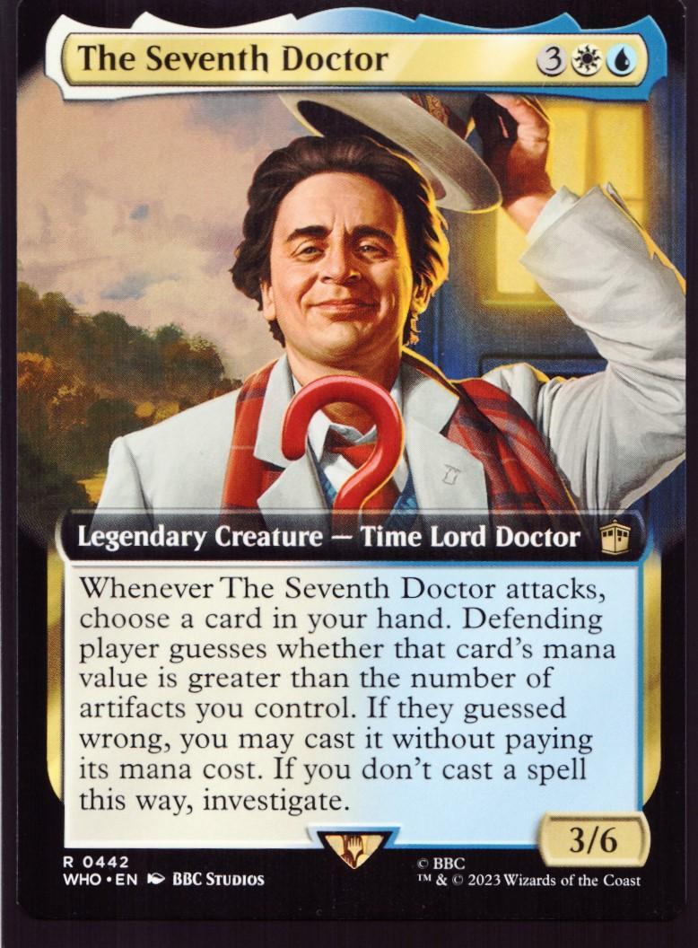 The Seventh Doctor - 442 - Extended not foil MTG Uni Beyond Doctor