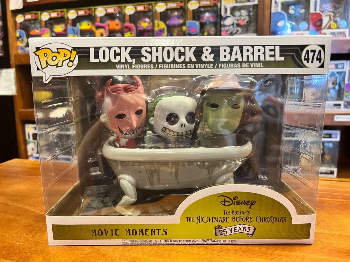 The Nightmare Before Christmas Lock Shock Barrel Bathtub Movie Pop - Main Image