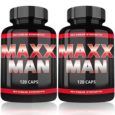 2 Maxx Man Testosteron Booster Muskelaufbau Extrem  Trainingsbooster