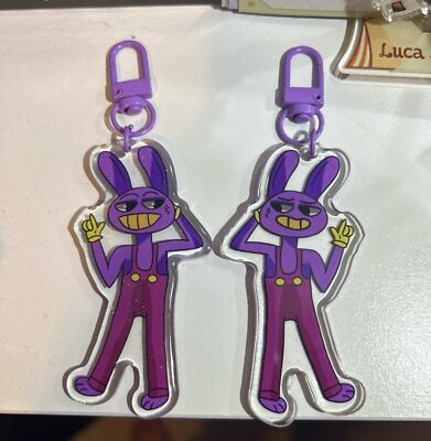 Amazing digital circus Jax double sided keychain