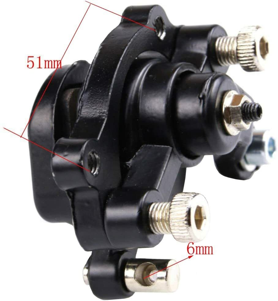 Rear Disc Brake Caliper w/ Pads for 47cc 49cc Mini Pocket Bike Chopper