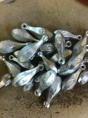 Lead Bank Sinkers 5Lbs banks sinkers 1,2,3,4,5,6,7,8,9,10,12,16 any combination