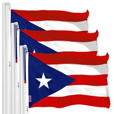 Puerto Rico PR Flag 3x5FT 3-Pack 150D Printed Polyester By G128