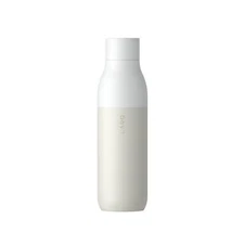 25 Ounce Granite White Self Cleaning Water Bottle with UV C LED Technology