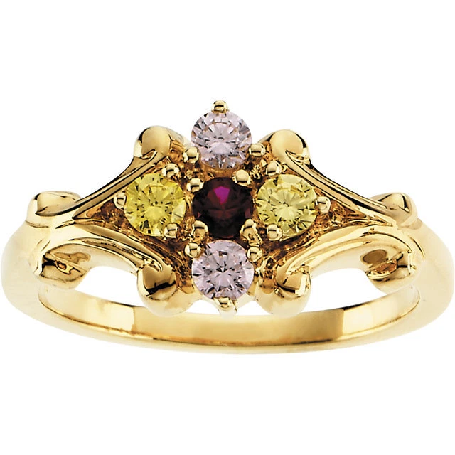 14 karat gold mothers ring deals
