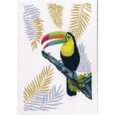 rto set point de croix "Toucan" m746, modèle numéroté, 15,5x24 cm