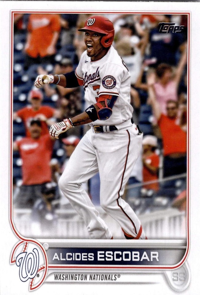 2022 Topps Washington Nationals - Alcides Escobar #WAS-6 - 1 of 1
