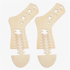 Wooden Sock Braider - Adjustable Knit Blockers & Form Stretchers for Sock Knitti