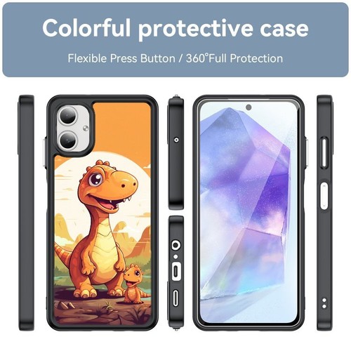 Anti wear Cover cute dinosaurs children For Samsung S25 S24 S23 FE Ultra a15 a16 - Picture 18 of 25