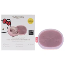 Geske Hello Kitty SmartAppGuided Sonic Thermo Facial Brush 5 in 1 Cleanse & Warm