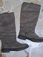 LOTTO SCARPE DONNA 3 PAIA STIVALI 1 PAIO TRONCHETTO NUMERO 39 USATO BUONO STATO