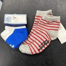 Baby GAP Crew Socks, Boy, 2 Pair 4-5 Years, New With Tags