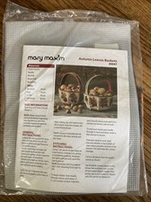 Mary Maxim Plastic Canvas Autumn Leaves Baskets Kit