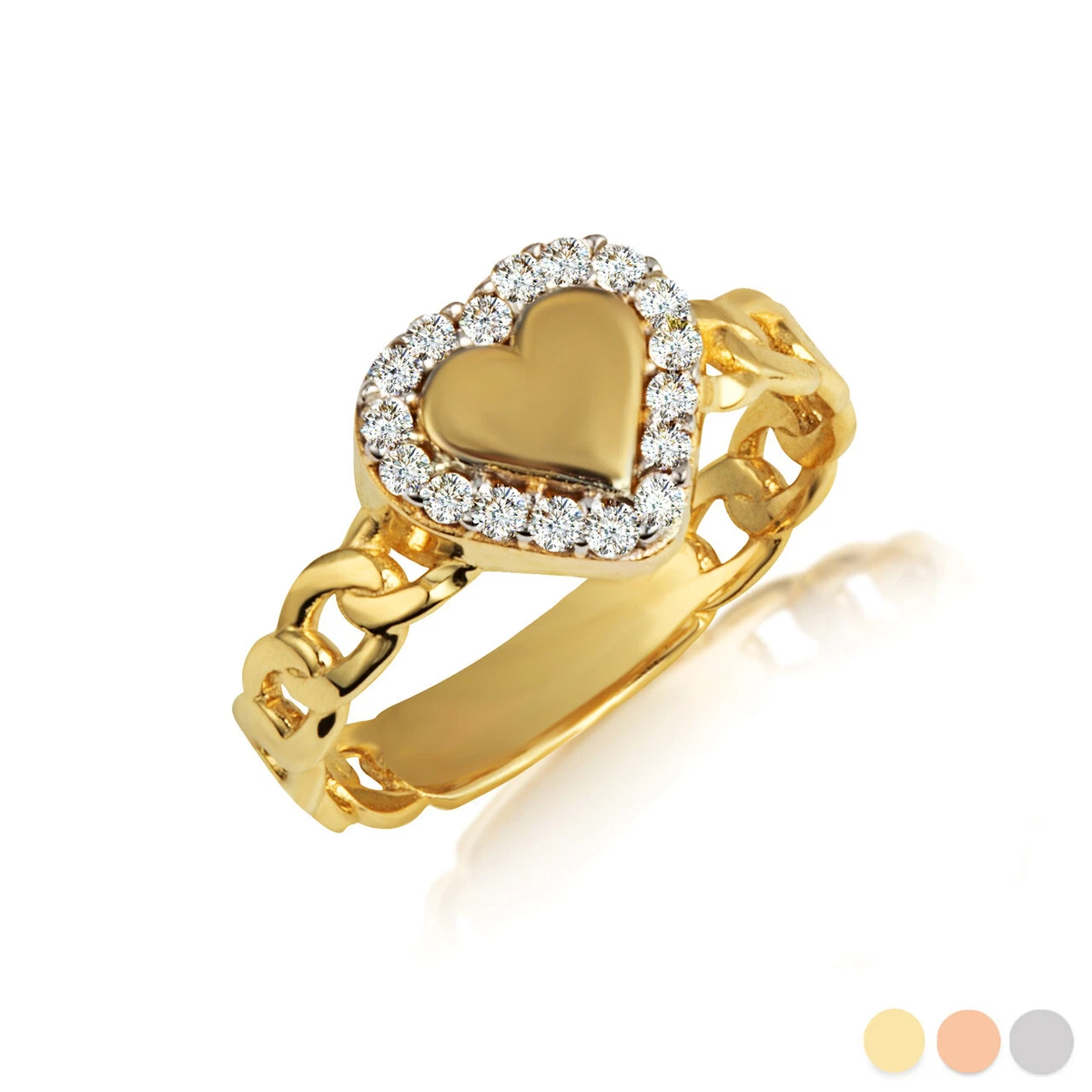 Anillo De Oro Amarillo 18k N8132 - Cantegrill Joyas