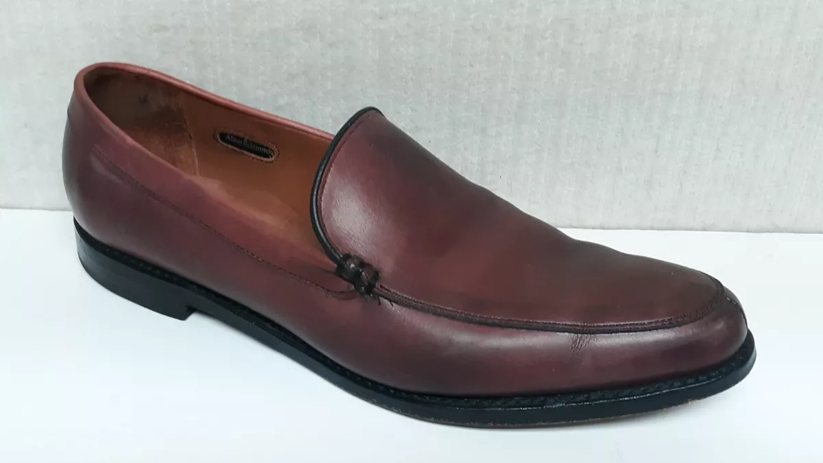 ALLEN EDMONDS STEEN Men s DRESS Shoes Dark CHILI Burnished
