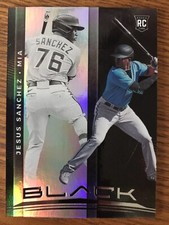 2021 Panini Chronicles Black RC Jesus Sanchez Miami Marlins