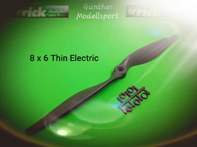 APC-Propeller 8x6 Thin Electric, 72711  Günther Modellsport