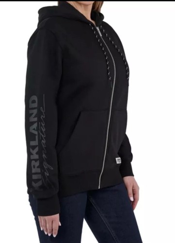 Kirkland Signature Unisex Logo Full Zip Hoodie, Men's: L, Women's: XL - Picture 3 of 5
