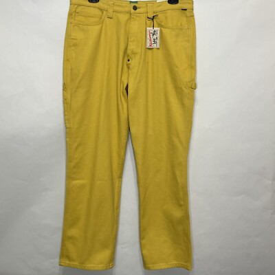 Lee Carpenter Work Pants The Hundreds Jeans Casual Yellow Men