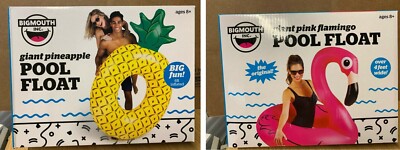 Big Mouth Toys Pineapple OR Giant Pink Flamingo Pool Float