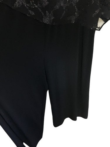 Connected Apparel Jumpsuit Women's Size 24 W Black Layered - Picture 5 of 8