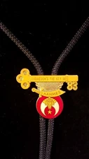 Vintage Masonic Shriners Bolo Cresent Shrinerdoms the Key in 83 Emblem Bennett