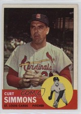 1963 Topps Curt Simmons #22 15wb