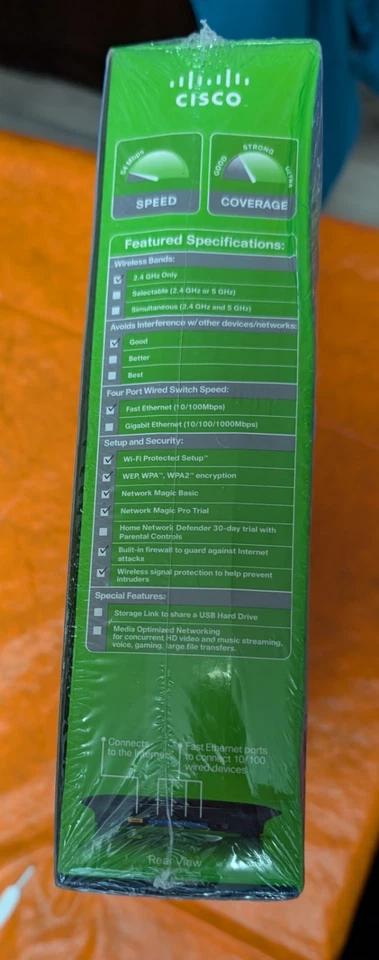 Cisco Linksys WRT54G2 4-Port 10/100 Wireless G Broadband Router - Image 3 of 4