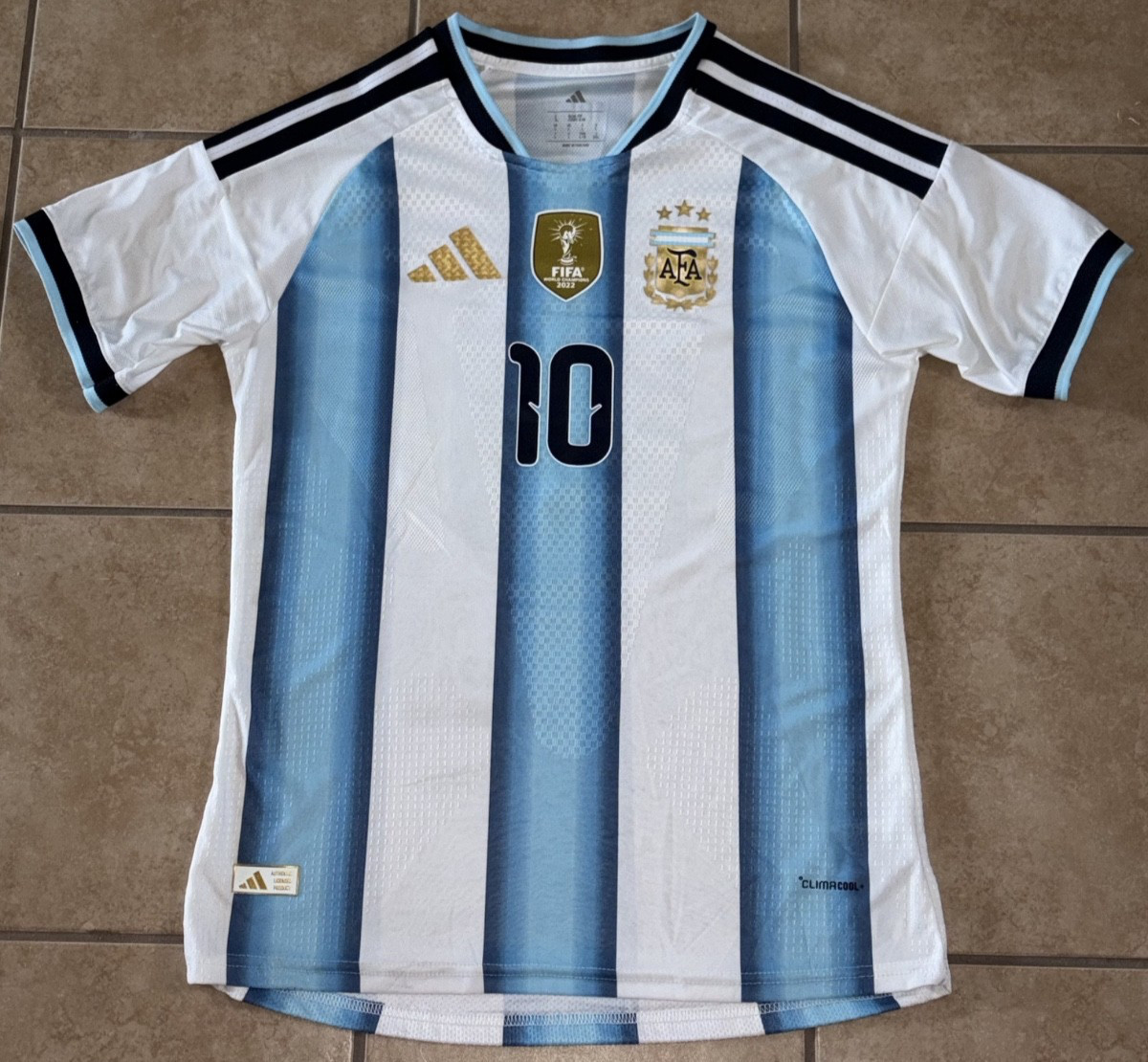 Adidas Argentina Lionel Messi 2026 World Cup Home Jersey Size L