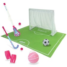 Sophia’s Sports Equipment Set for 18” Dolls, Pink/Green