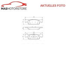 SATZ BREMSBELÄGE BREMSKLÖTZE BOSCH 0 986 494 697 P FÜR DACIA SANDERO II