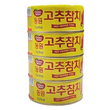 (4 Packs) Dongwon Hot Spicy Red Pepper Tuna 135g US Seller