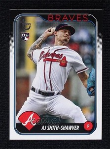 2024 Topps Series 1 Vintage Stock /99 AJ Smith-Shawver #117 Rookie RC