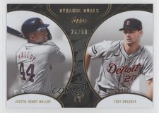 2025 Topps Dynamic Duals Black 26/50 Justyn-Henry Malloy Trey Sweeney #27 12l4