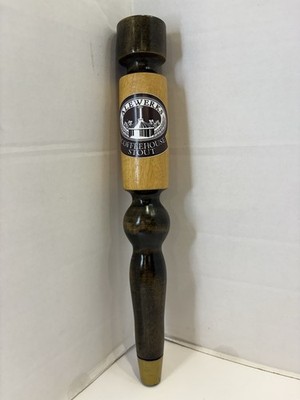 Alewerks Brewing Co. Williamsburg VA Coffeehouse Stout Wooden Beer Tap Handle