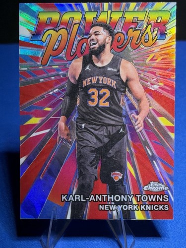 2025-26 Topps Chrome update - Power Players Karl-Anthony Towns #PP-7