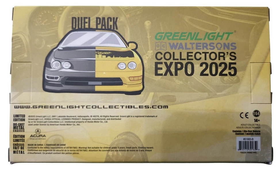 Литая модель Acura Type R & Raw Casting 1:64 Greenlight Premium 2000 - Изображение 3 из 3