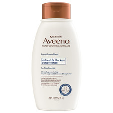 Aveeno Scalp Soothing Conditioner Fresh Greens Blend Refresh  Thicken 12 Oz.   