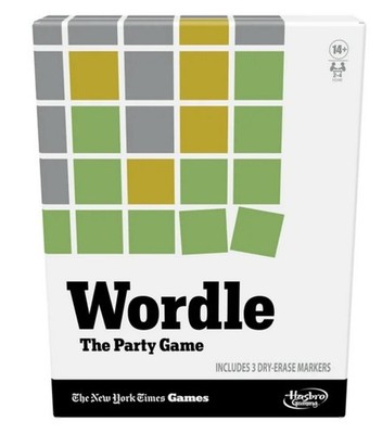 Wordle The Party Game Hasbro Board Game The New York Times Games