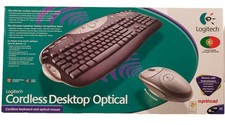 Logitech Cordless Desktop Optical, 967091-0110, Keyboard Optical Mouse