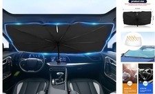 Car Windshield Sun Shade,Foldable Car Shade Umbrella for Regular Straight
