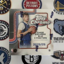 2025-26 TOPPS CHROME MEGA BOX 42 NBA CARDS ROOKIE RC CHASEFACTORY SEALED NEW
