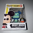 Funko Pop! Disney 01 Mickey Mouse Blue & Teal  Funko Shop Exclusive Vaulted