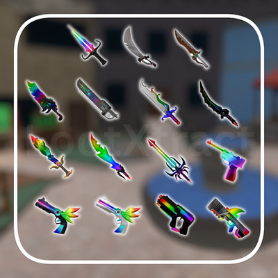 Chroma Set No Pets | MM2 Murder Mystery 2 Rare Weapons & Knives Limited Edition