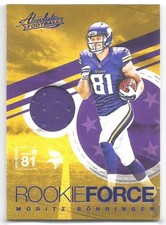 2016 Panini Absolute Football Moritz Bohringer Rookie Force Relic #29 Blue