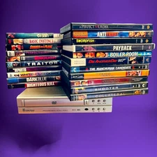 CyberHome CH-DVD 300 Player Thriller / Action 21 DVD Lot and Player Bundle