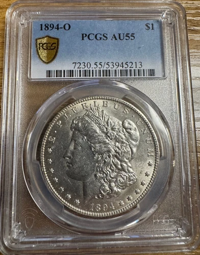 1894 O Morgan Silver One $1 Dollar - PCGS AU55 - New Orleans, FREE SHIPPING